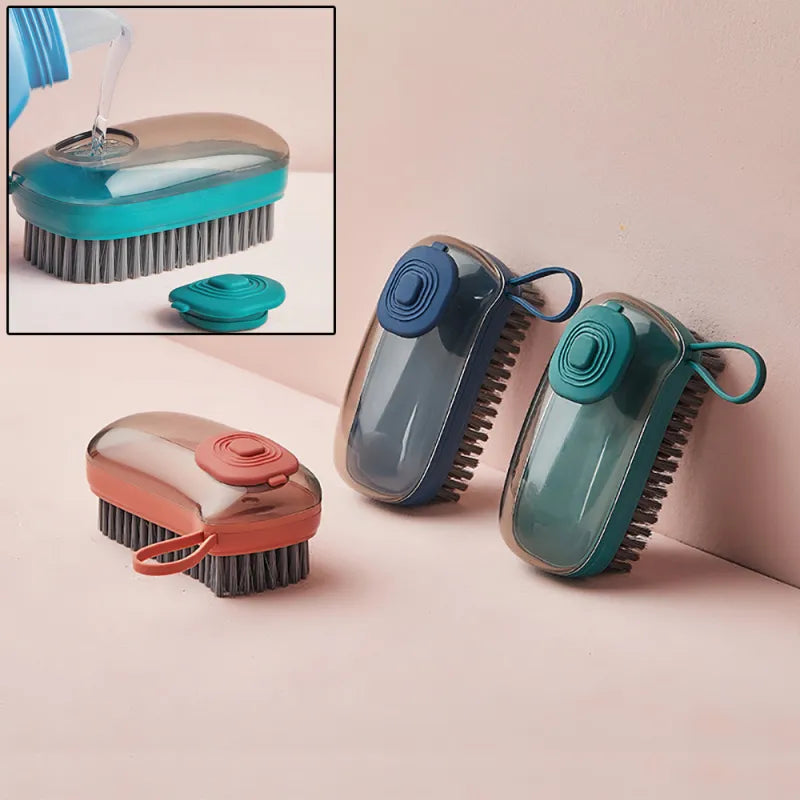 Cartufy™ Multifunctional Automatic Liquid Dispensing Cleaning Brush