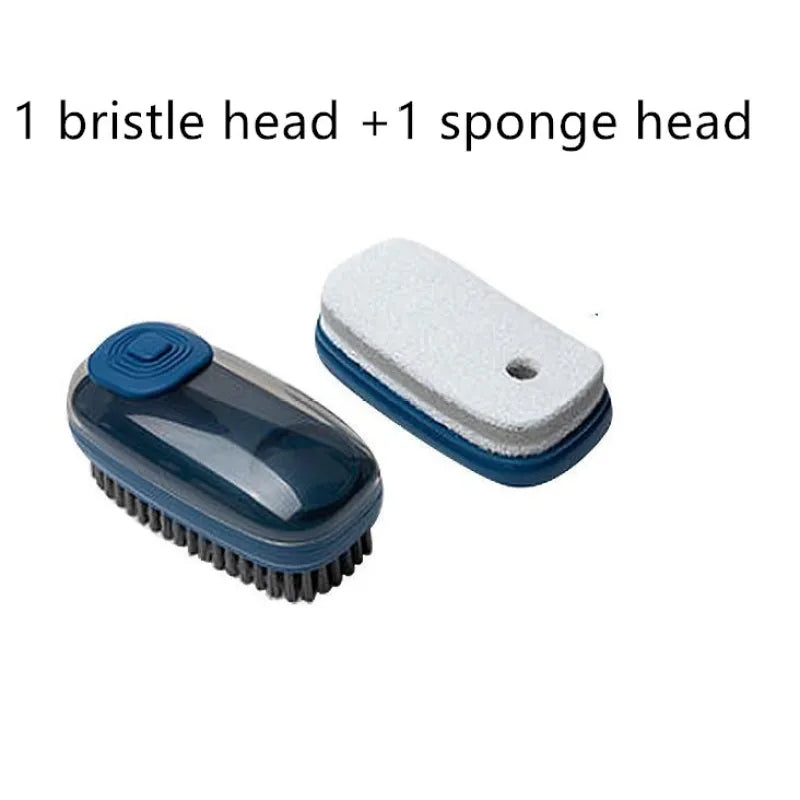 Cartufy™ Multifunctional Automatic Liquid Dispensing Cleaning Brush