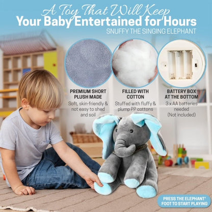 Cartufy™ Peek-a-Boo Talking Elephant