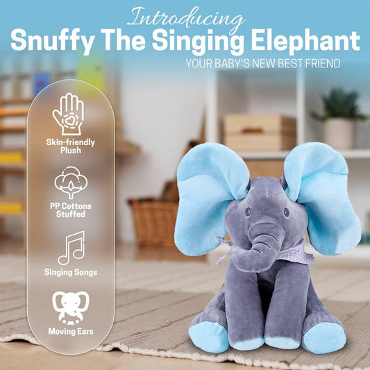 Cartufy™ Peek-a-Boo Talking Elephant