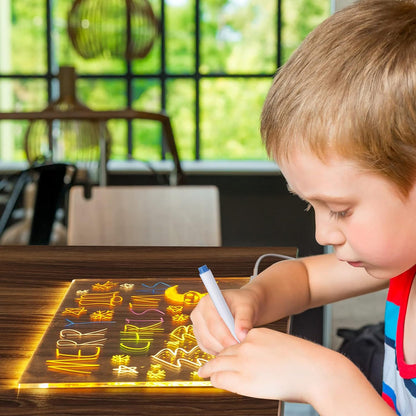Cartufy™ LED Drawing Board | Screen-Free Creative Art Toy for Kids & Toddlers