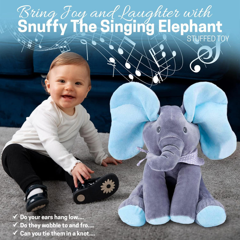 Cartufy™ Peek-a-Boo Talking Elephant