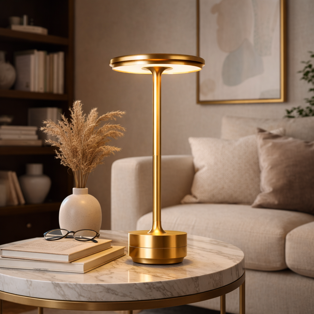 Stockholm Wireless LED Table Lamp | Touch-Control Dimmer Light