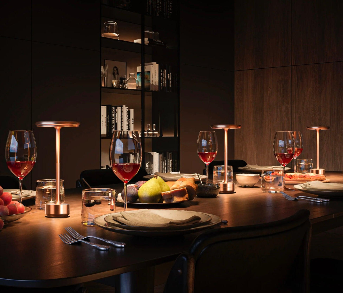Stockholm Wireless LED Table Lamp | Touch-Control Dimmer Light
