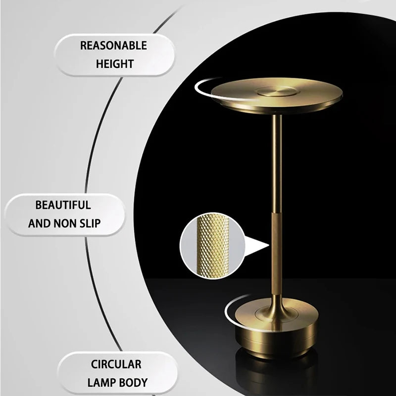 Cartufy™ Portable Touch-Controlled Rechargeable Nightlight for Living Room & Bedroom