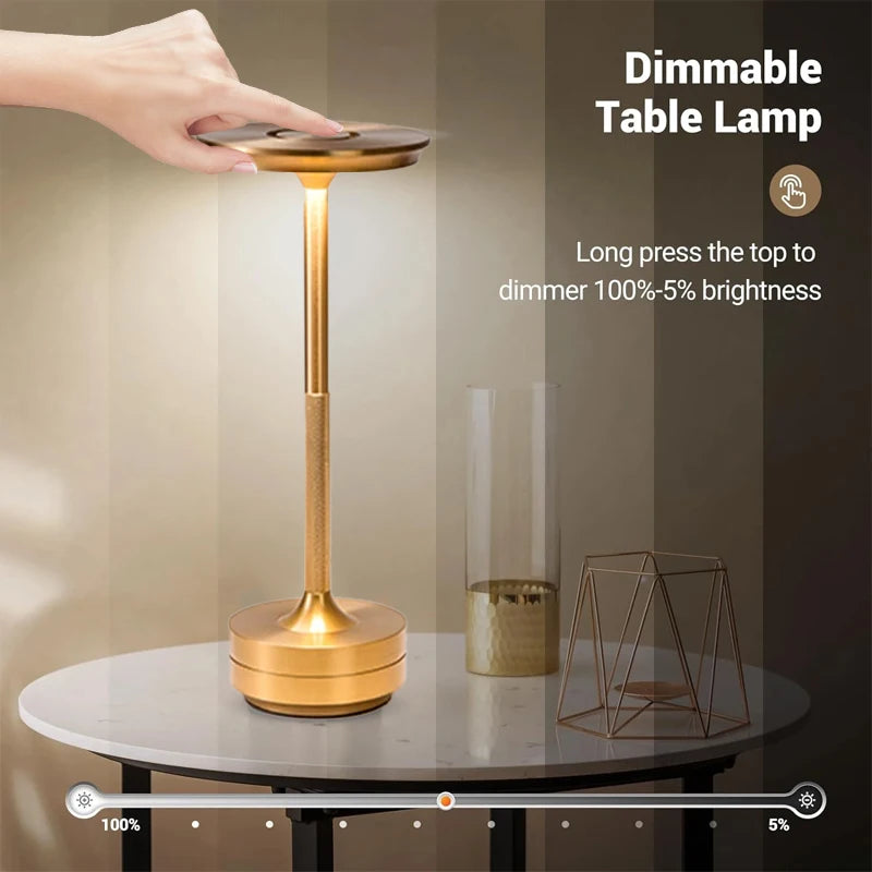 Cartufy™ Portable Touch-Controlled Rechargeable Nightlight for Living Room & Bedroom