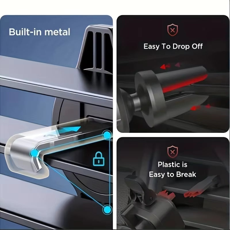 Fall-Proof Air Vent Car Phone Mount Holder | 360° Rotation