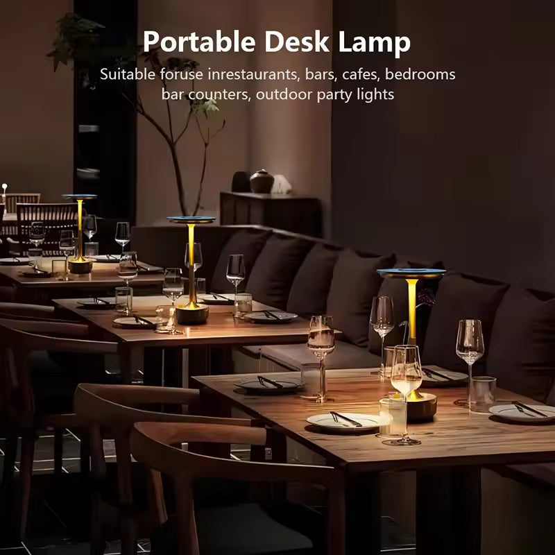 Stockholm Wireless LED Table Lamp | Touch-Control Dimmer Light