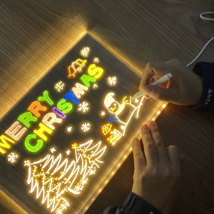 Cartufy™ LED Drawing Board | Screen-Free Creative Art Toy for Kids & Toddlers