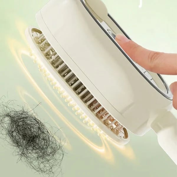 Cartufy™ Dual-Sided Undercoat Rake for Dogs & Cats