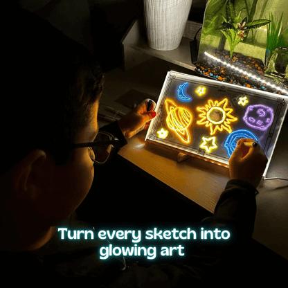Cartufy™ LED Drawing Board | Screen-Free Creative Art Toy for Kids & Toddlers