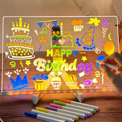Cartufy™ LED Drawing Board | Screen-Free Creative Art Toy for Kids & Toddlers