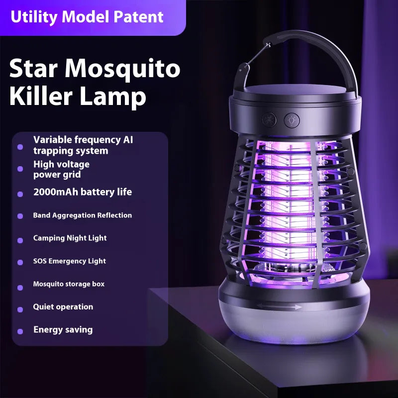 Cartufy™ Rechargeable Mosquito Killer Lamp