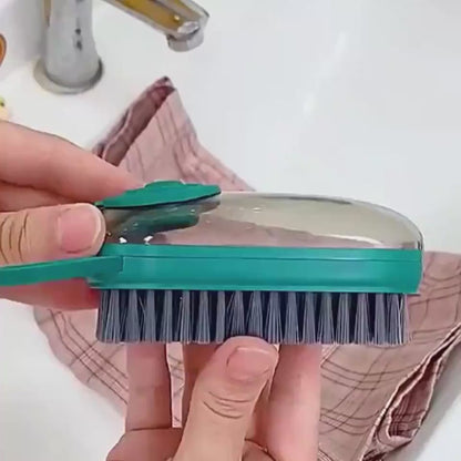 Cartufy™ Multifunctional Automatic Liquid Dispensing Cleaning Brush