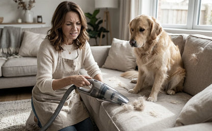 Cartufy™ Dual-Sided Undercoat Rake for Dogs & Cats
